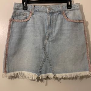 For all 8 mankind jeans skirt